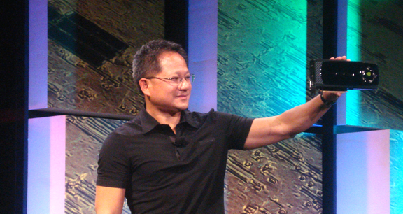 NVIDIA's president and cofounder Jen-Hsun Huang introduced the next NVIDIA GPU architecture, codenamed Fermi -- 