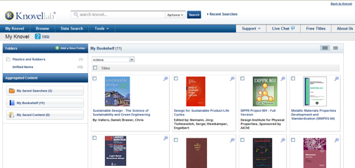 Knovel adds personalization options to its browser-based knowledge portal.