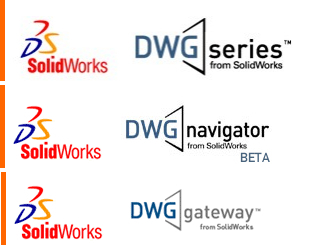 Is SolidWorks infringing on Autodesk's DWG trademark with these logos? That was one of the issues a jury would have deliberated if the two sides hadn't settled their case.