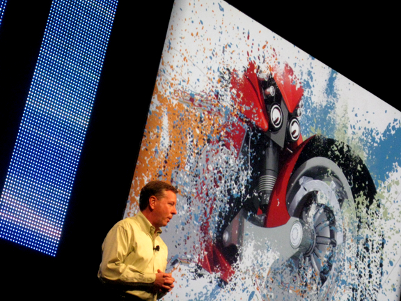 SolidWorks CEO Jeff Ray took the stage to welcome SolidWorks fans.