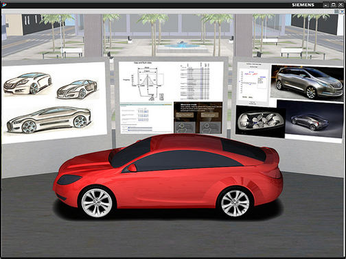 HD-PLM uses NX7's 3D geometry as the environment for searching, retrieving, and displaying Teamcenter data.