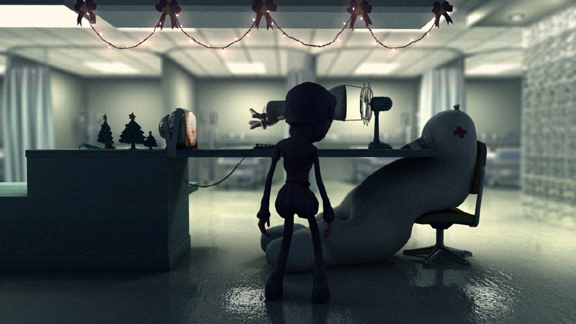 Still from The Wonder Hospital by Beomsik Shimbe Shim, presented at the electronics theater at SIGGRAPH 2010. Copyright (c) 2010, All rights Reserved by Shimbe.