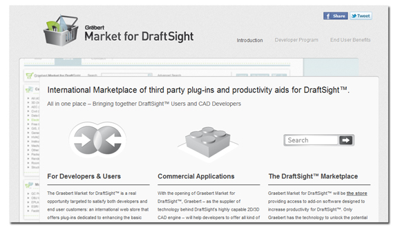 DraftSight Market, set to open in April.