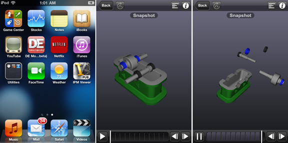 With support for publishing to mobile devices, you can create animated instructions viewable in iPod Touch, iPhone, or iPad.