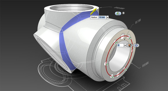 Autodesk Inventor Fusion, included with most bundles, is poised to play a bigger role in geometry edits in 2012 portfolio.