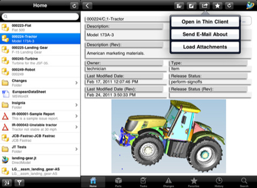 Teamcenter Mobility promises easy access to PLM data from mobile devices.