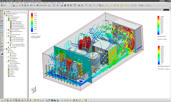 Mentor Graphics believes its new product FloEFD, a CAD-integrated CFD application (shown here in NX), will help those traditionally untrained in fluid flow and heat transfer to take on the tasks.