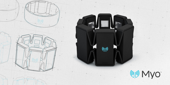 The gesture-driven Myo armband from Thalmic Labs could be programmed to trigger CAD design reviews or play games.