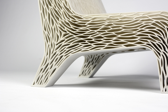 Lilian van Daal uses Rhino to design this Soft Seat, printed in 3D. 