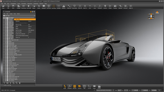 Automotive visualization in Autodesk VRED