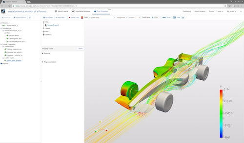 SimScale’s cloud-based approach means users can access CAE capabilities from a browser on devices such as tablets and smartphones. Image Courtesy of SimScale 