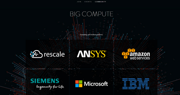 Rescale launches Big Compute community with partners at Rescale Night in January 2017. The company hopes to capture the on-demand HPC market with specialized architecture and workflow management software stack.
