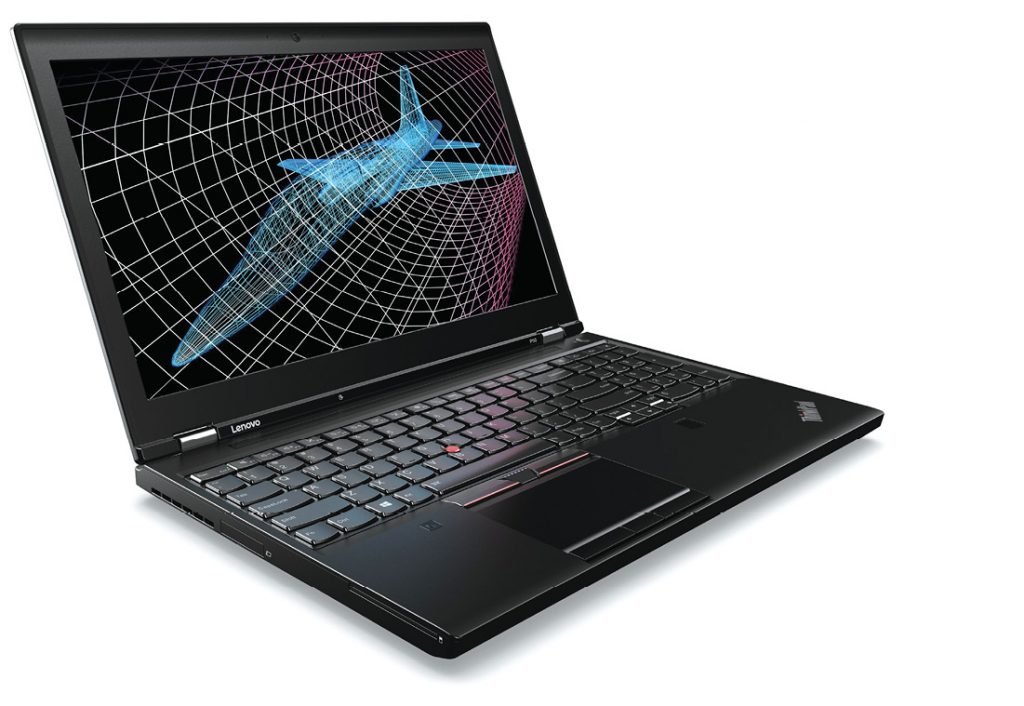 The Lenovo ThinkPad P50s is a full-size 15.6-in. ISV-certified mobile workstation with hot-swappable batteries, yet weighs less than 5 lbs. Image courtesy of Lenovo.