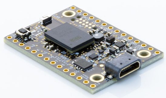 The module is packaged into a very small form factor measuring approximately 35 x 26 mm and runs a software platform created specifically for the Intel Curie module.