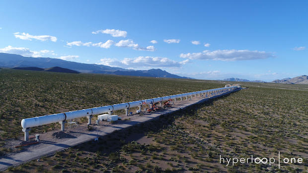 Hyperloop One tube test track