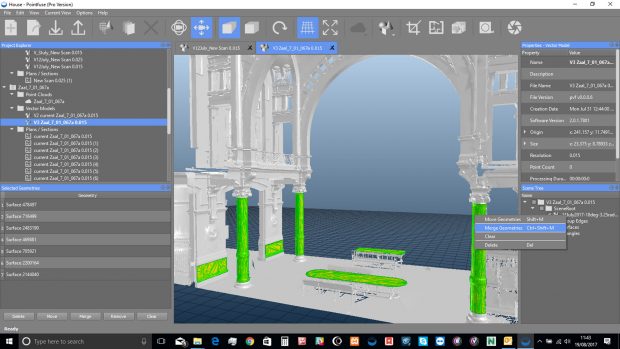 Arithmetica has announced the impending release of version 3 of its Pointfuse software for converting point-cloud data to 3D models. Image courtesy of Arithmetica Ltd.