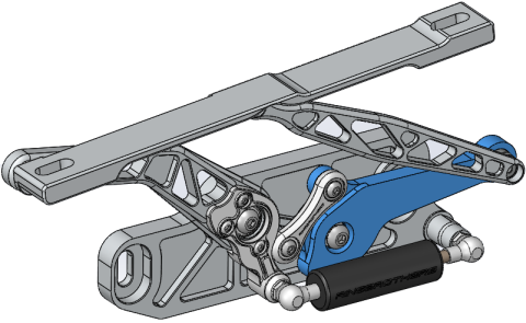 Topology optimization, available in SOLIDWORKS Simulation Professional and SOLIDWORKS Simulation Premium, enables users to study design iterations for a given optimization goal and geometric constraints. Image courtesy of Dassault Systèmes SOLIDWORKS Corp.