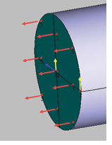 Fig. 9: The constraint system used in the tie rod model.