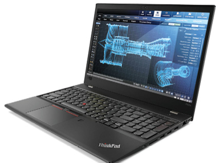 The Lenovo ThinkPad P52 is the first Lenovo thin-and-light mobile workstation to run a quad-core Intel CPU. Image courtesy of Lenovo. 