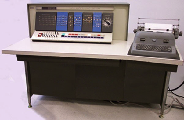 Fig. 11: IBM 1620 “CADET” personal scientific computer, circa 1959 (Courtesy of Crazytales (CC BY-SA 3.0))