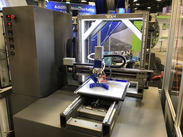 Custom Atlas 3D printer powered by Yaskawa. Image courtesy of Titan Robotics.