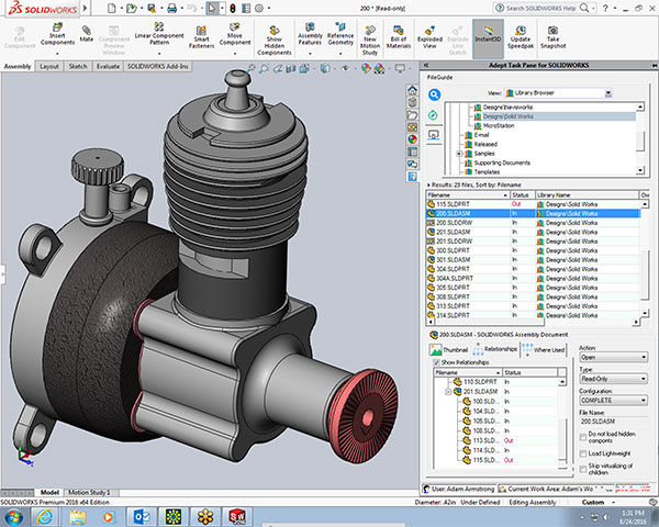 Synergis Adept streamlines the process of working with a wide variety of data types and file formats, including CAD. Image courtesy of Synergis Software.
