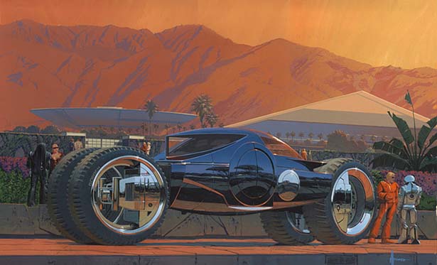 CGSociety Launches NVArt 5 Accelerate: Images of Future Transport in the Style of Syd Mead