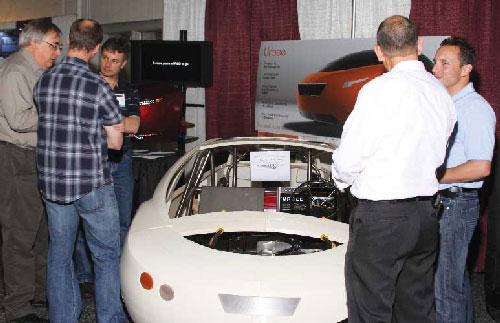 The Urbee 3D-printed car was on display last year.