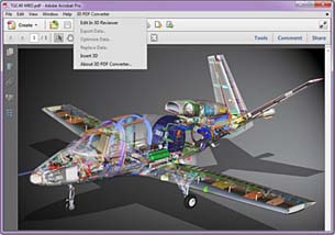 Convert CAD Data into Interactive 3D PDFs
