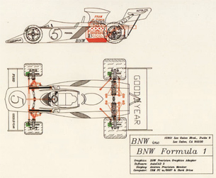 This is an AutoCAD 2 drawing of a Ford F1 circa 1985.