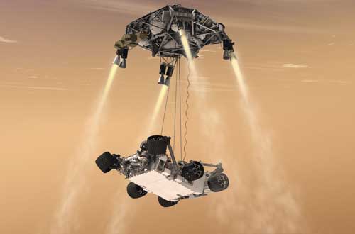 CAD Rendering MSL rover