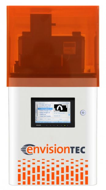 EnvisionTEC's new Vida 3D printer offers high-speed cDLM (continuous digital light manufacturing) 3D printing technology, a 5.7x3.2x3.9-in. build area and an XY resolution of 76 microns. Image courtesy of EnvisionTEC Inc.