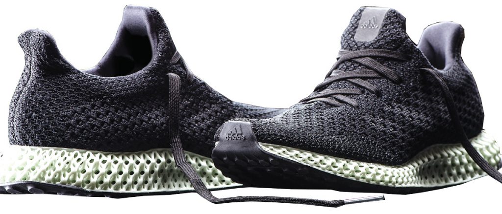 adidas is leveraging Carbon’s Digital Light Synthesis 3D printing technology to mass produce custom, high-performance sneakers. Image courtesy of Carbon.