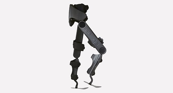 Parker Hannifin's Indego robotic exoskeleton is designed to help users with lower limb paralysis walk again. During development, Parker Hannifin used Protolabs to test design iterations quickly. 3D printed Parker Hannifin Indego exoskeleton image courtesy of Protolabs, Inc.